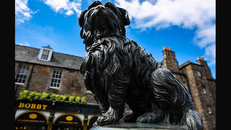 Animal-loving kids will appreciate the city’s statue of Bobby the sky terrier.