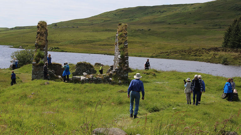 Before whisky tasting, visit the former seat of the Lords of the Isles.