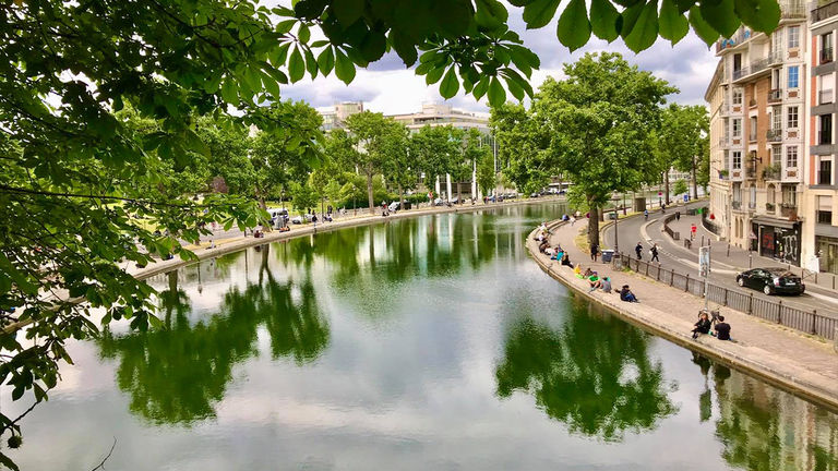 Canal Saint-Martin is one of Paris’ lesser-known waterways, located in the 10th Arrondissement district.