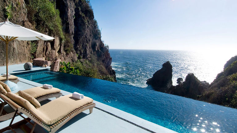 Careyes’ signature “castles” are perched over the coastline.