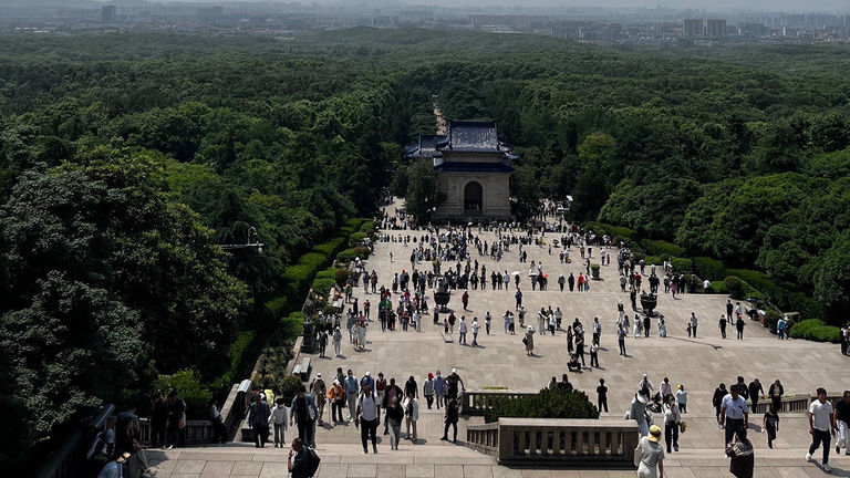 Clients can get their heart pumping during the walk up to Dr. Sun Yat-sen's Mausoleum.