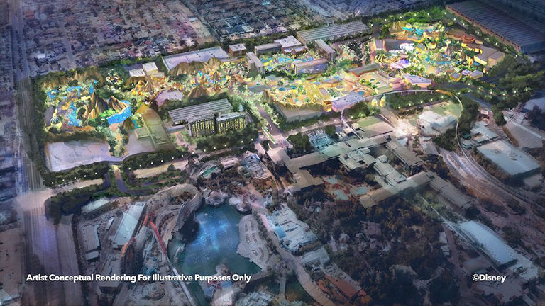 DisneylandForward allows the Disneyland Resort to develop new attractions, lands, hotels, shopping, dining and parking on its existing property.