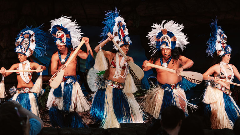 Find a luau, like Drums of the Pacific, which offers plated meals and an intimate, engaging performance.