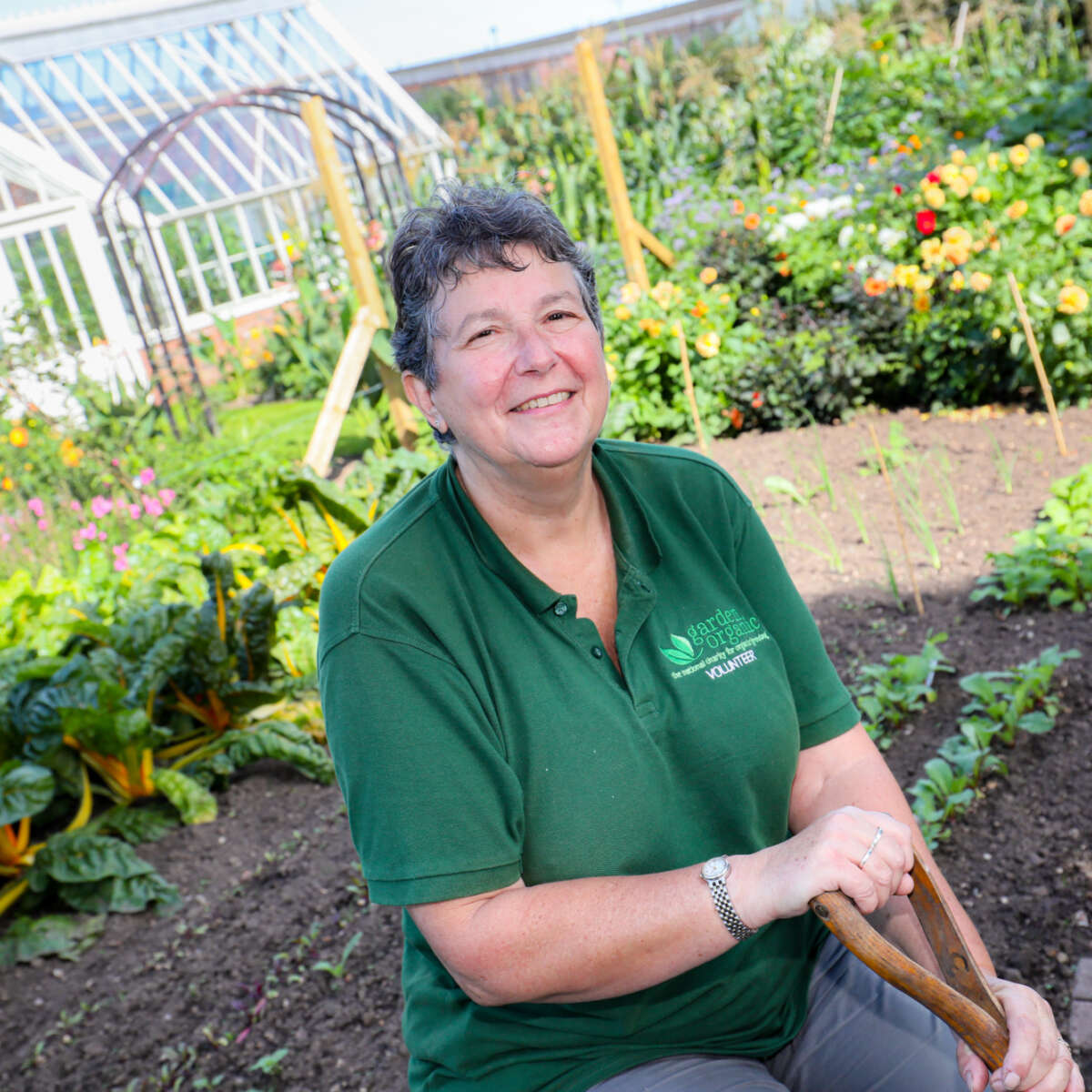 Gardens volunteer Helen