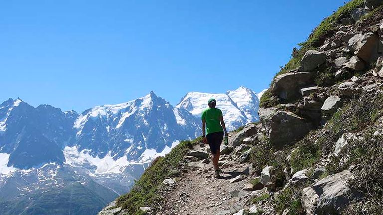 Hikers and cyclists flock to Chamonix during the summer months. // © 2017 Creative Commons user willj