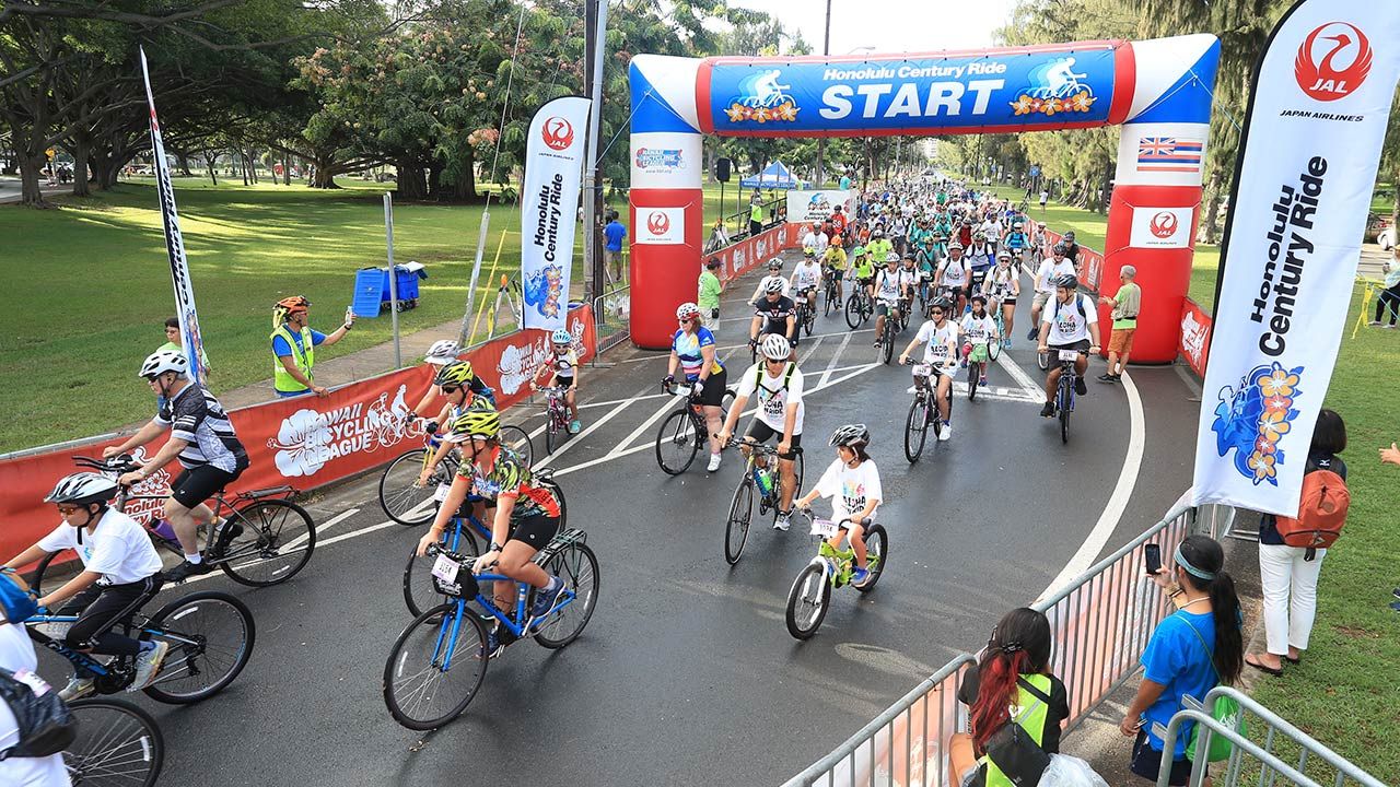 Honolulu Century Ride attracts bikers of all abilities.