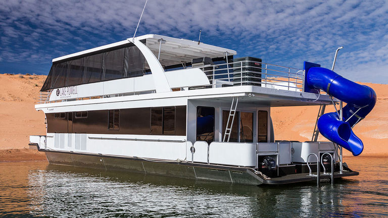 Houseboats offer privacy and a chance to get away from crowds.