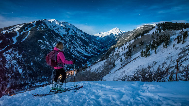 If interested in skinning, or uphill skilling, head to Buttermilk, one of four mountain resorts in Aspen Snowmass.