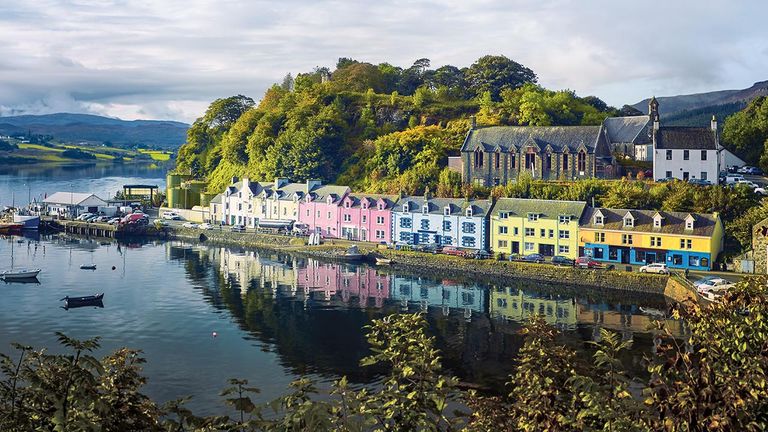 Isle of Skye, located in the Inner Hebrides, is one of the best-known offshore islands in Scotland.