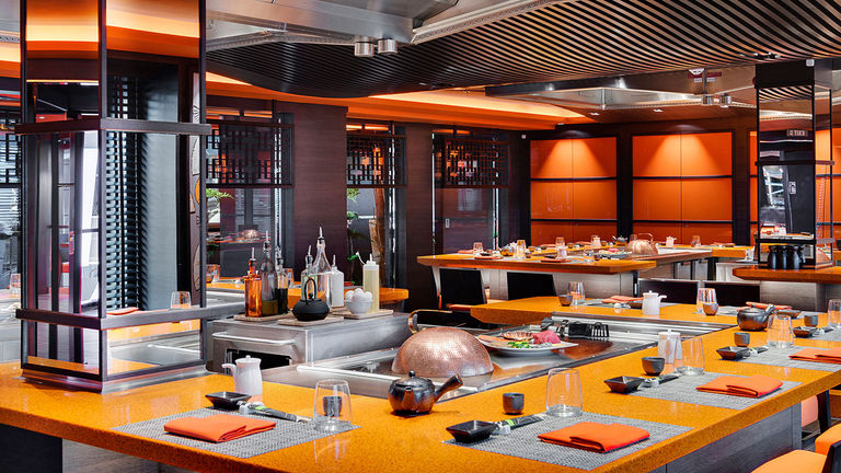 Kaito Sushi Bar is one of the ship’s restaurants.