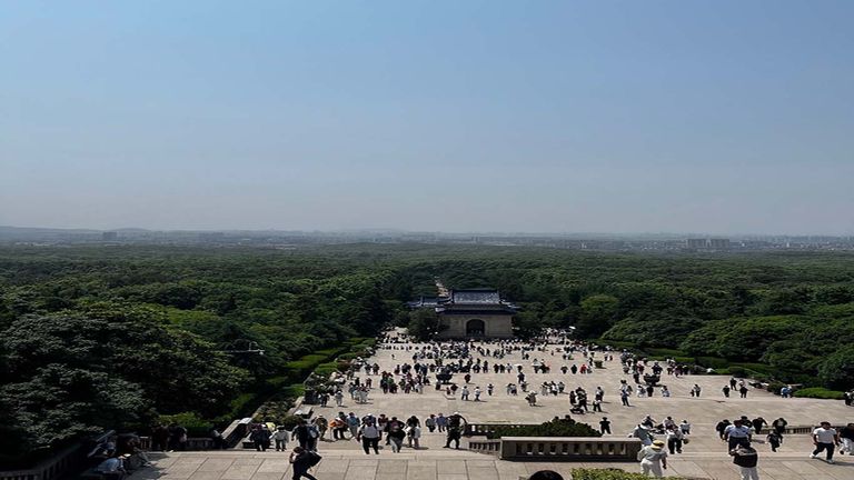 Nanjing China Dr. Sun Yat Sen Mausoleum photo 2