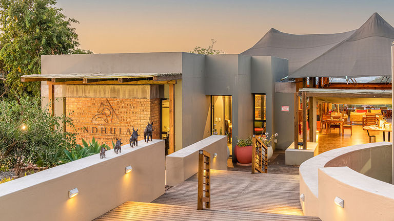 Ndhula Luxury Tented Lodge is one of the hotel options on the luxury version of the itinerary.