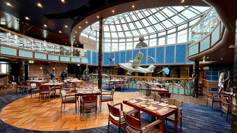 Onboard specialty dining options include JWB Prime Steakhouse