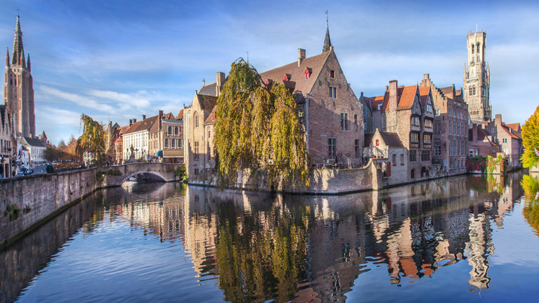 Rozenhoedkaai is a picturesque spot overlooking the canals.