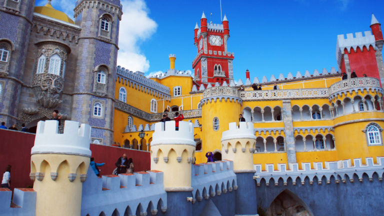 Sintra's Pena Palace is one of the Seven Wonders of Portugal. // © 2017 iStock