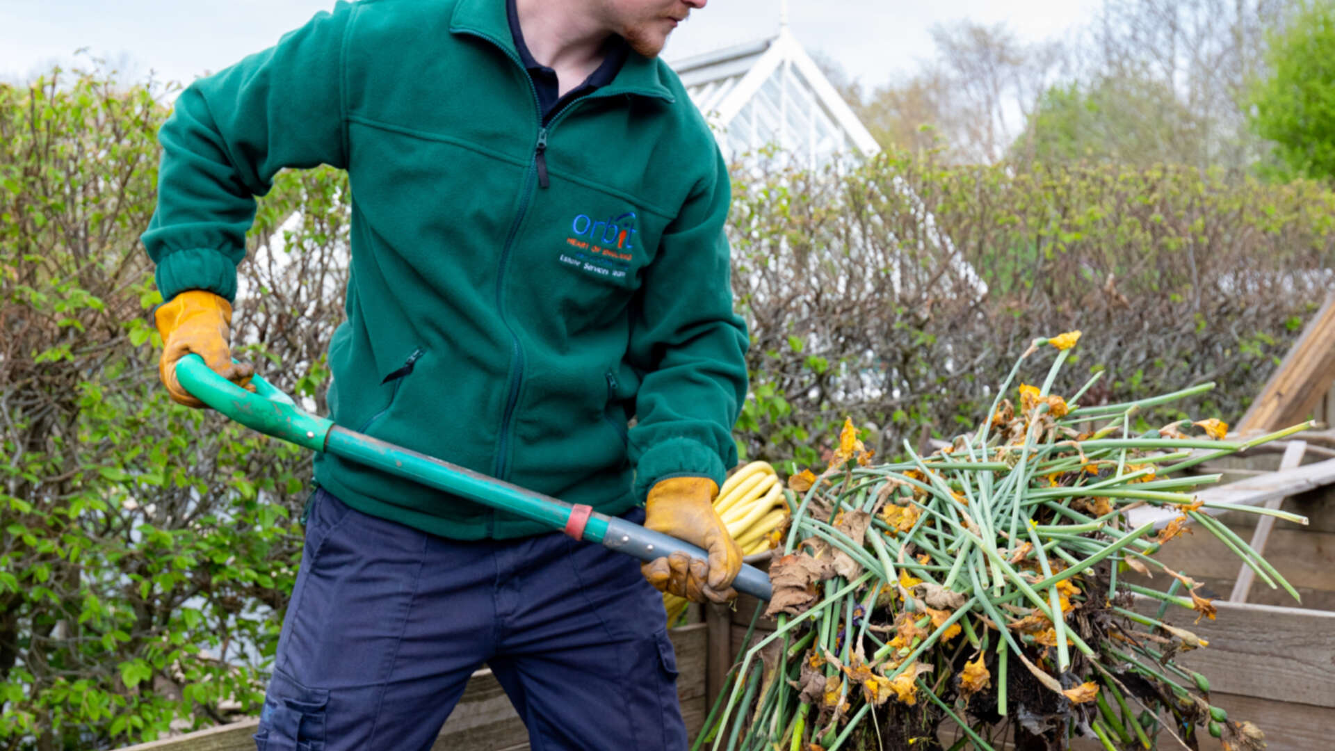 Composting waste