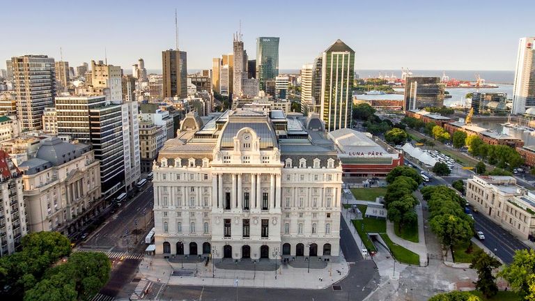 The Centro Cultural Kirchner is the largest cultural center in Latin America.