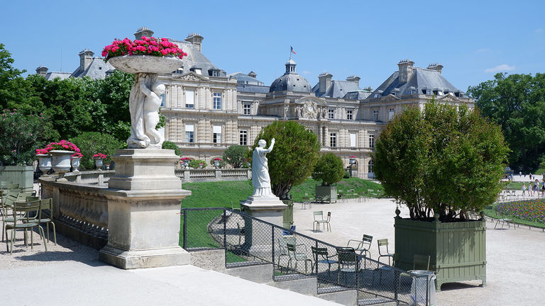 The Luxembourg Gardens are beautiful during the summer months, and the setting makes for a nice respite from crowds.