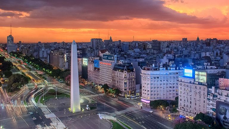 The Obelisk is a top landmark of the city.