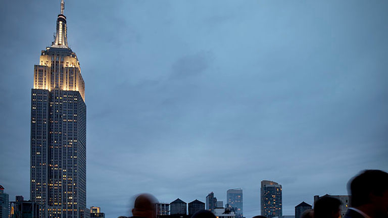 The rooftop bar offers fabulous views of the Empire State Building and surrounding Midtown. // © 2016 Archer Hotel New York