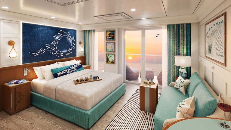 The vessel will offer 11 categories of staterooms and suites.