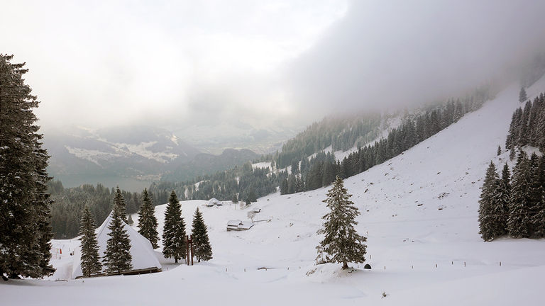 Travelers learned about the origin of Mount Pilatus in Lucerne, Switzerland, where dragons once commanded the peaks.