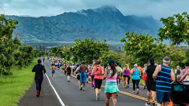 Tropical splendor draws travelers to the Kauai Marathon.